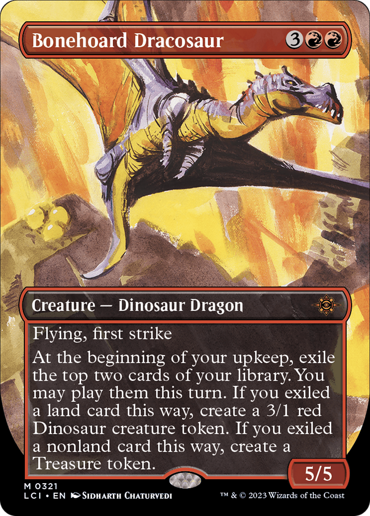 Bonehoard Dracosaur (LCI-321) - The Lost Caverns of Ixalan (Borderless)