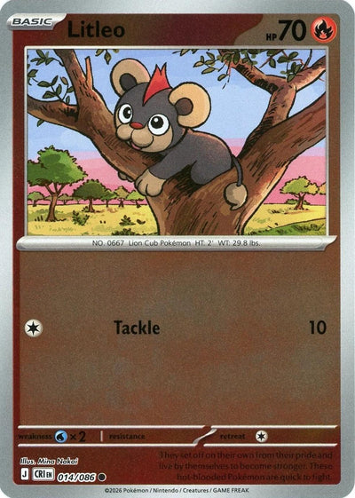 Litleo - 014/086 - Common [me04-014] [Reverse Holo]