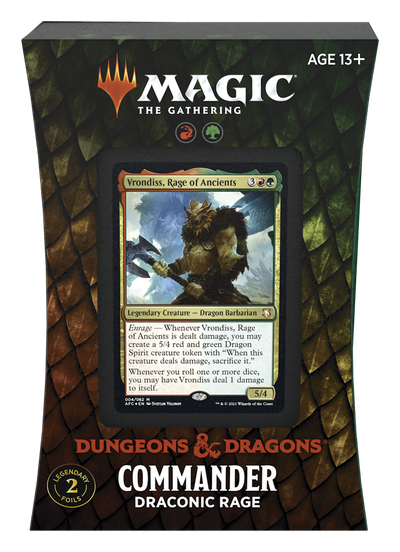 Adventures in the Forgotten Realms - Draconic Rage Commander Deck