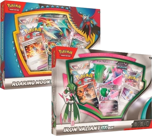 Pokémon - Roaring Moon ex Box or Iron Valiant ex Box