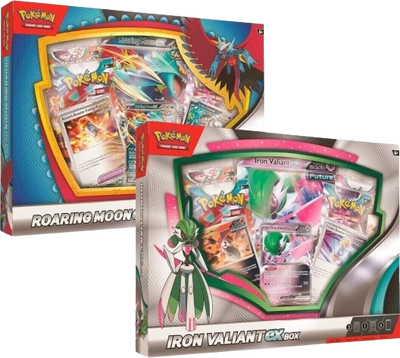 Pokémon - Roaring Moon ex Box or Iron Valiant ex Box