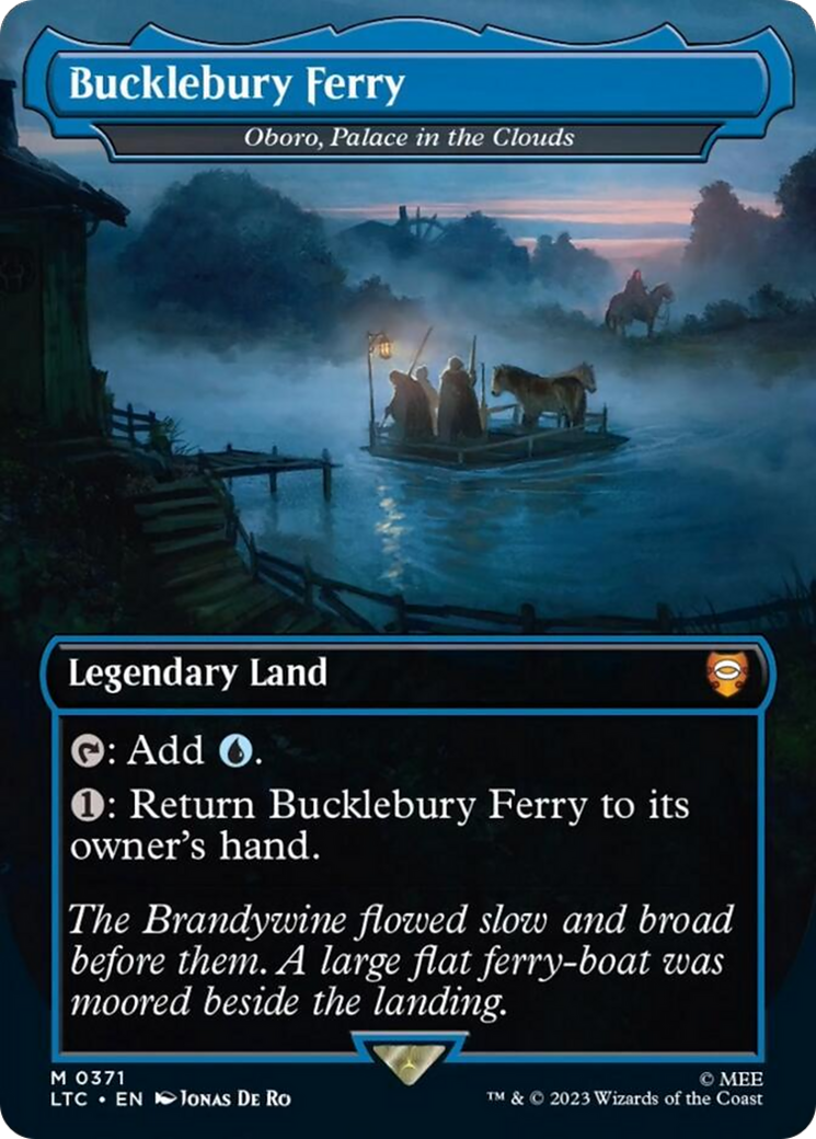 Oboro, Palace in the Clouds (LTC-371) - Tales of Middle-earth Commander / Bucklebury Ferry (Borderless) Foil