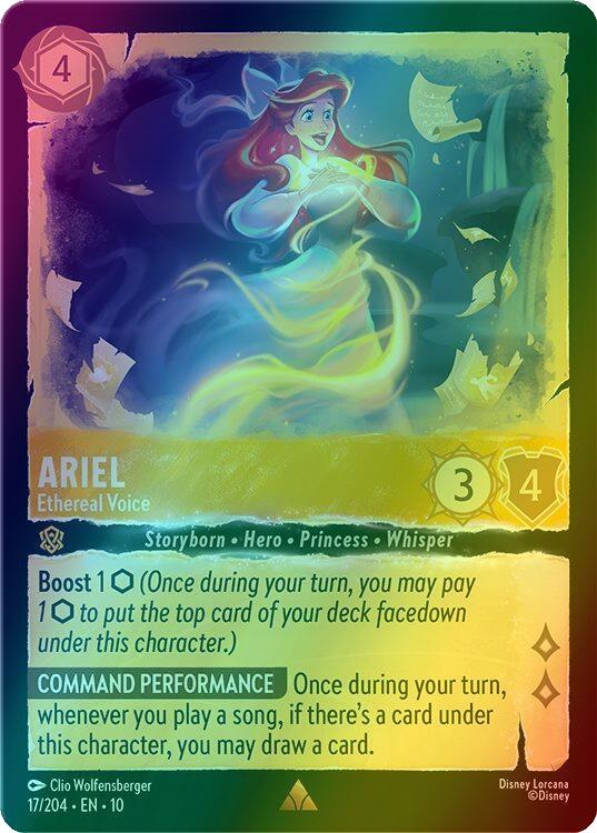 Ariel - Ethereal Voice - 17/204 [Whispers in the Well] [Holofoil]