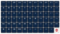 Tai-Hao Navy Blue THT Backlit 65 Key Double Shot PBT Low Profile Keycap Set