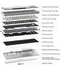 Womier RD75 Pro Aluminum 75% Hotswap Wireless Keyboard