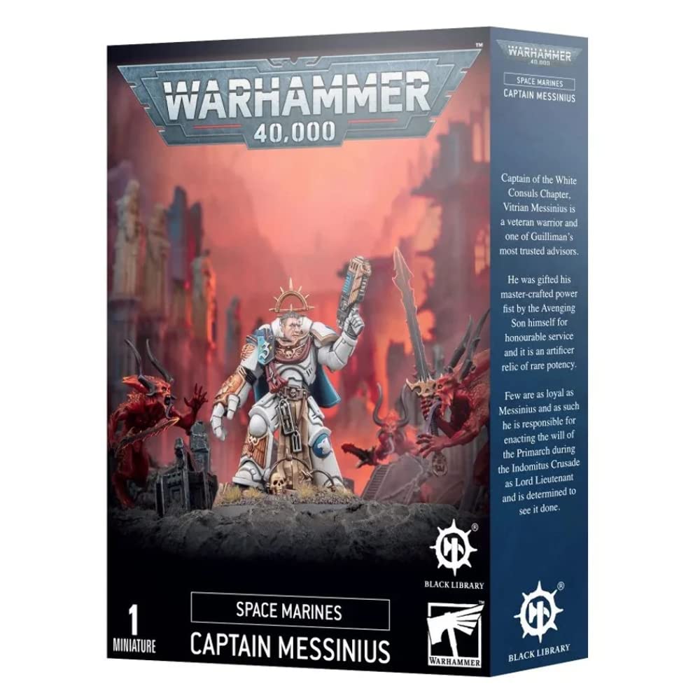 Warhammer 40000 Space Marines Captain Messinius