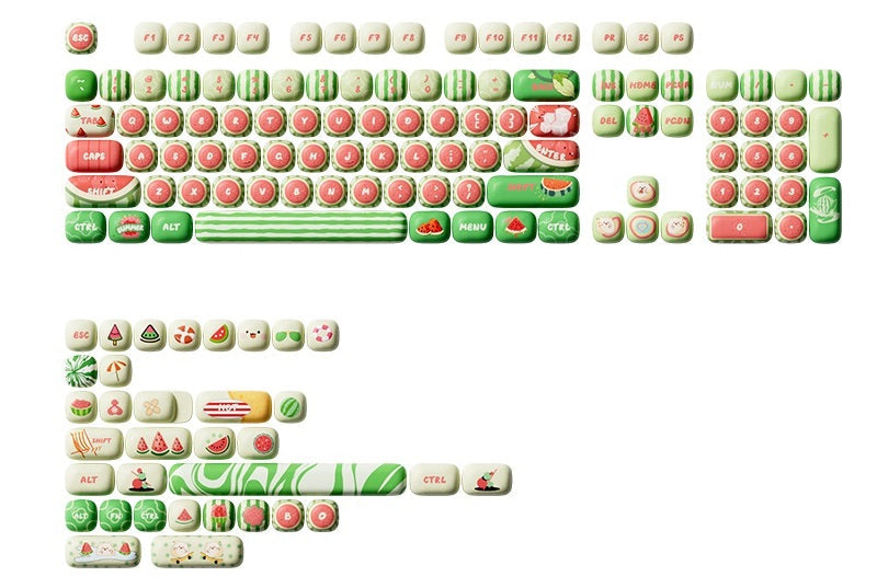Akko Watermelon 138 Key MOG Profile Dye Sub PBT Keycap Set