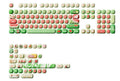 Akko Watermelon 138 Key MOG Profile Dye Sub PBT Keycap Set