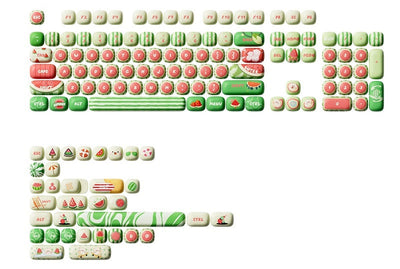 Akko Watermelon 138 Key MOG Profile Dye Sub PBT Keycap Set