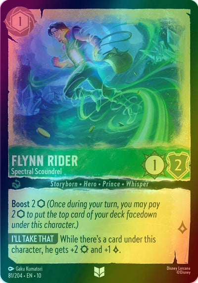 Flynn Rider - Spectral Scoundrel - 81/204 [Whispers in the Well] [Holofoil]