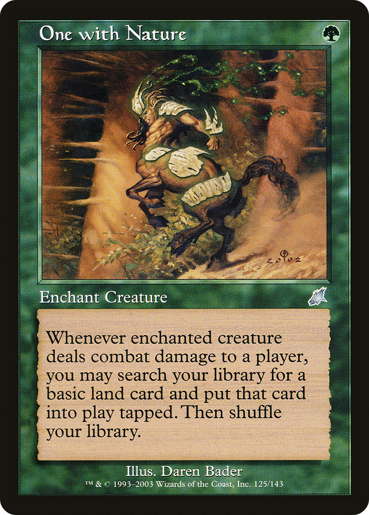 One with Nature (SCG-125) - Scourge Foil