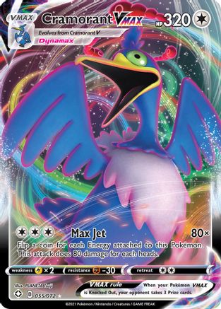 Cramorant VMAX (55/072) - Shining Fates Holofoil