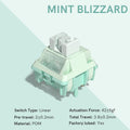 Womier Mint Blizzard POM 42g Linear Switch