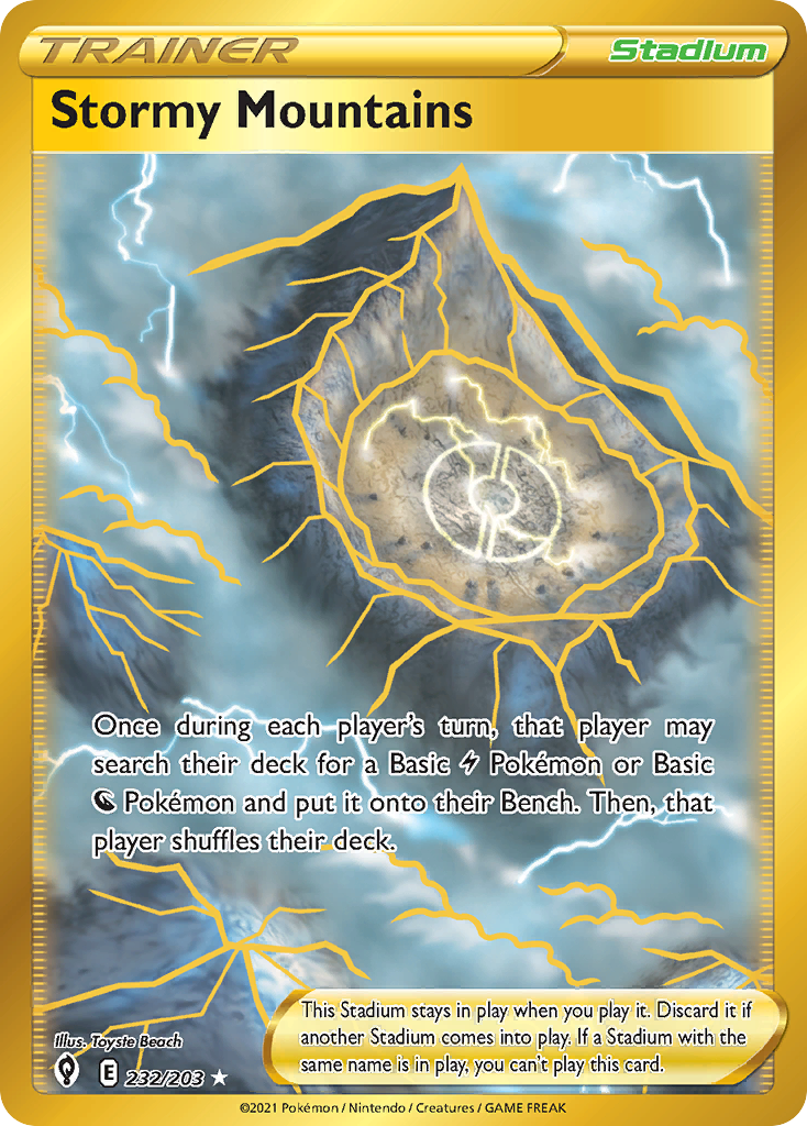 Stormy Mountains 232 203 Evolving Skies Holofoil