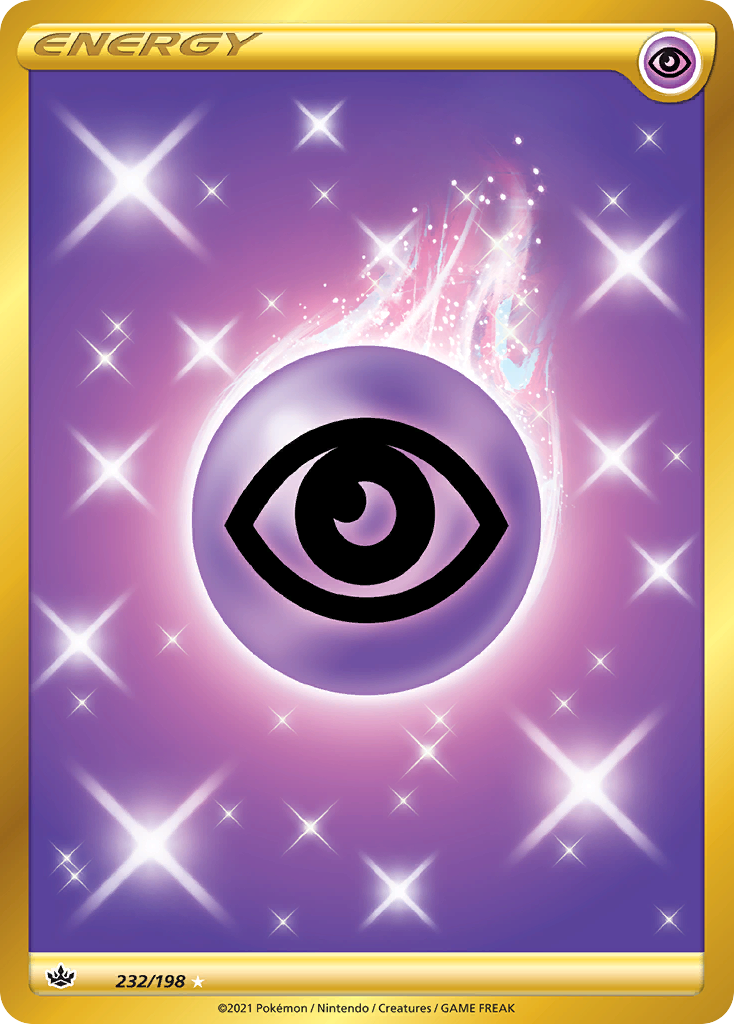 Psychic Energy 232 198 Chilling Reign Holofoil