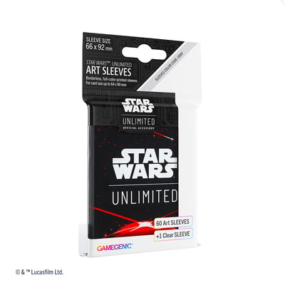 Star Wars Unlimited Art Card Sleeves Space Red
