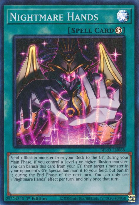 Nightmare Hands - BPRO-EN068 - Super Rare - 1st Edition