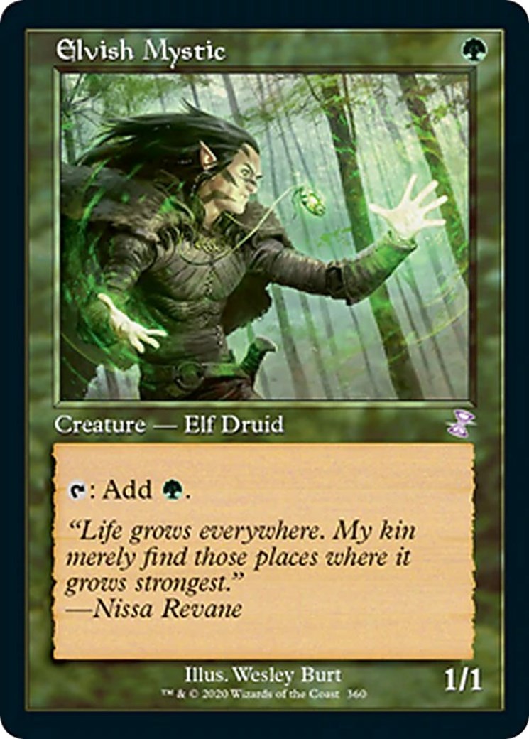 Elvish Mystic - 360 - (Time Spiral: Remastered)