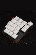 Tai-Hao White THT Backlit 65 Key Double Shot PBT Low Profile Keycap Set