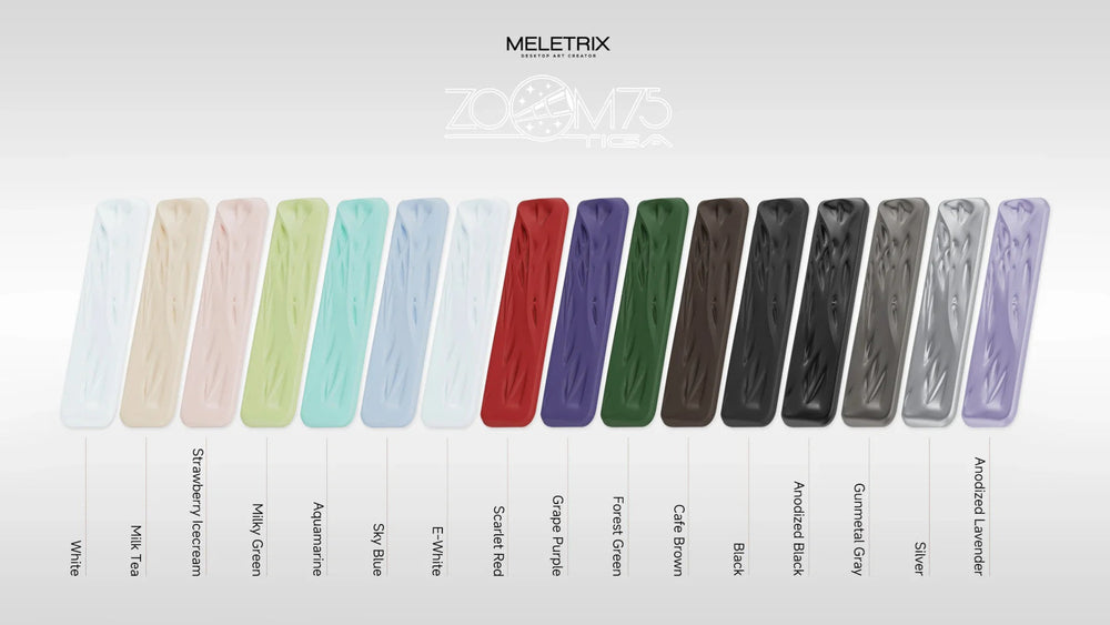Meletrix x Elipsis Mercury Aluminum Wrist Rest Group Buy