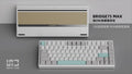 Shortcut Studio Bridge75 Max Aluminum 75% Hotswap Wireless Mechanical Keyboard