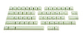 HHKB Wasabi Keycap Set