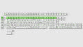 Keychron Green Pulsation 140 Key Cherry Profile Dye Sub PBT Keycap Set
