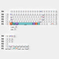 Keychron Pixel Sunset 139 Key Cherry Profile Dye Sub PBT Keycap Set