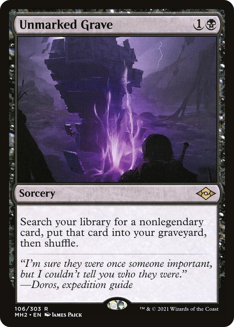 Unmarked Grave - 106 - (Modern Horizons 2)