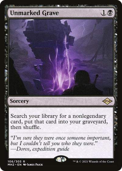 Unmarked Grave - 106 - (Modern Horizons 2)