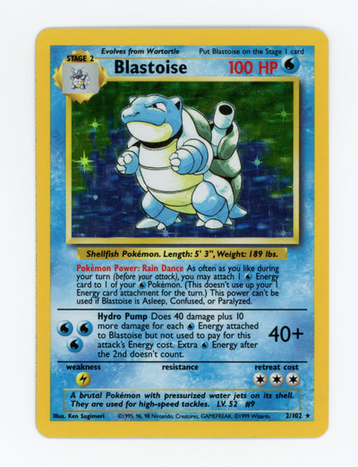 Blastoise — Rare|Unlimited|Holo — ID 17788