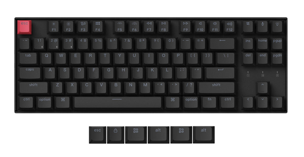 Keychron K8 QMK V2 Hotswap Wireless White LED Keyboard