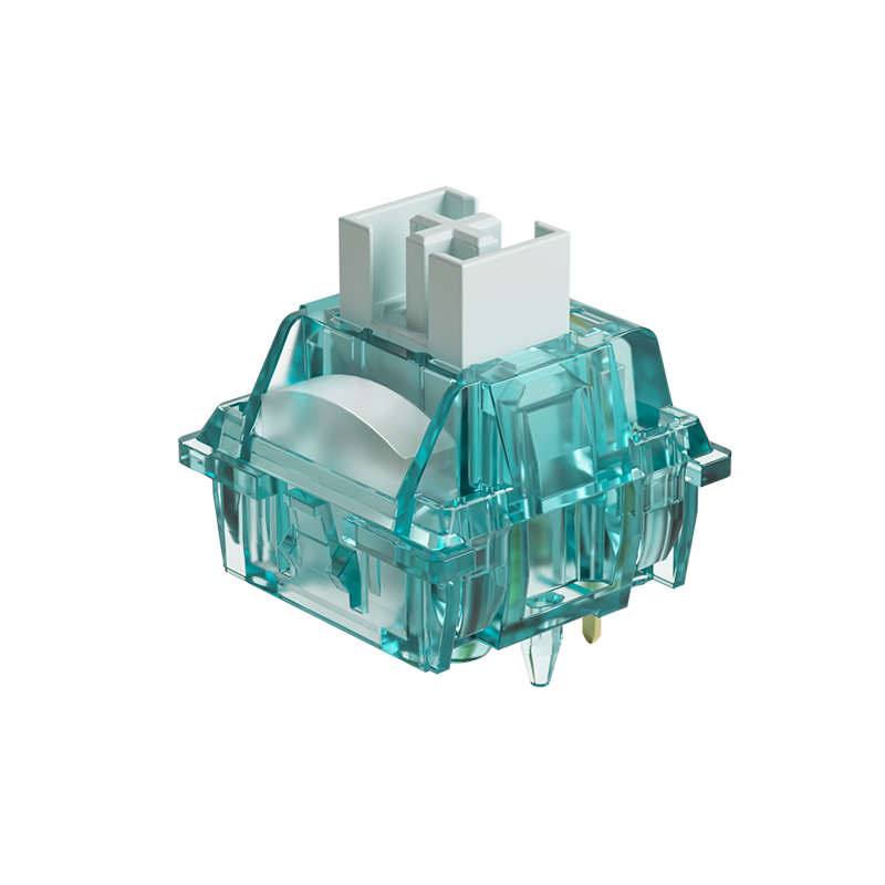 Akko Creamy Cyan 50g Clicky PCB Mount Switches 45 Pack
