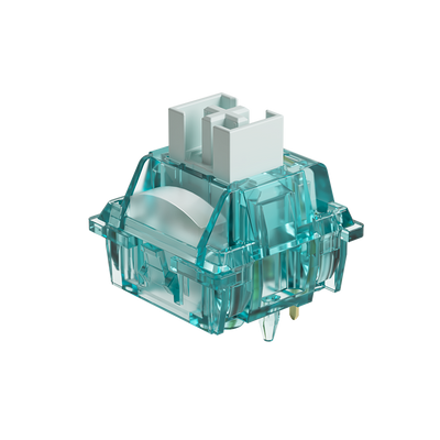 Akko Creamy Cyan 50g Clicky PCB Mount Switches 45 Pack