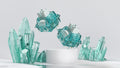 Akko Creamy Cyan 50g Clicky PCB Mount Switches 45 Pack