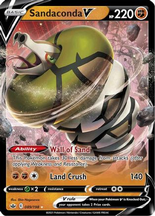 Sandaconda V (89/198) - SWSH06 Chilling Reign Holofoil