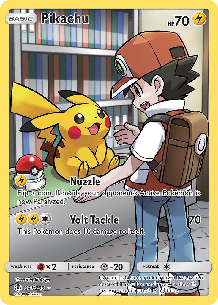 Pikachu 241 236 Cosmic Eclipse Holofoil