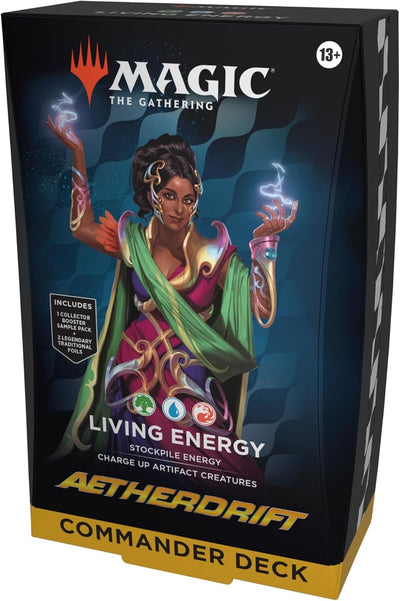 Magic The Gathering Aetherdrift Commander Deck Living Energy