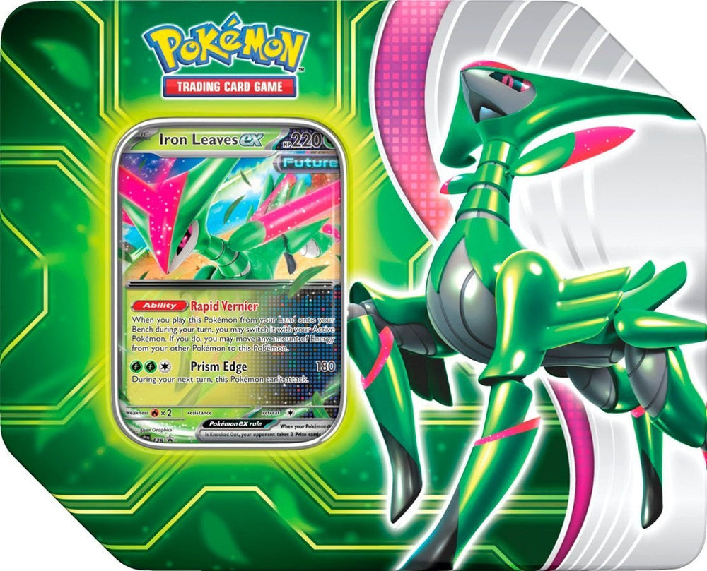 Pokemon Paradox Clash Tin Iron Leaves