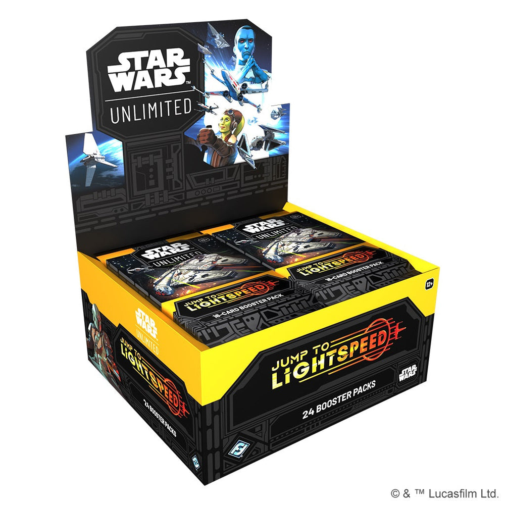 Star Wars Unlimited Jump to Lightspeed Booster Display