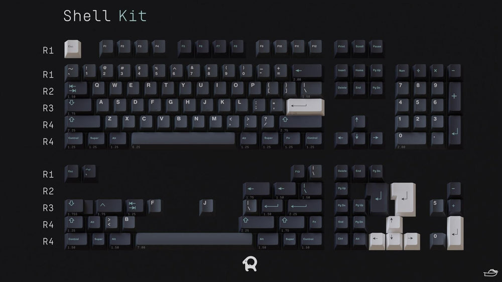 GMK Arch Cherry Profile Double Shot ABS Keycap Set