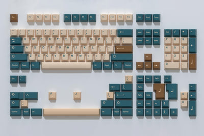 GMK Earth Tones Cherry Profile Double Shot ABS Keycap Set