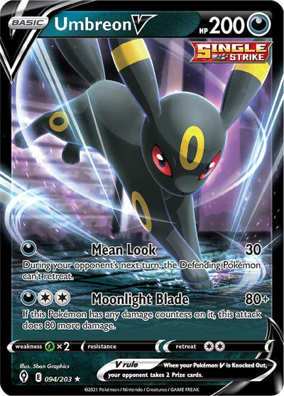 Umbreon V - 094/203 - (SWSH07: Evolving Skies)