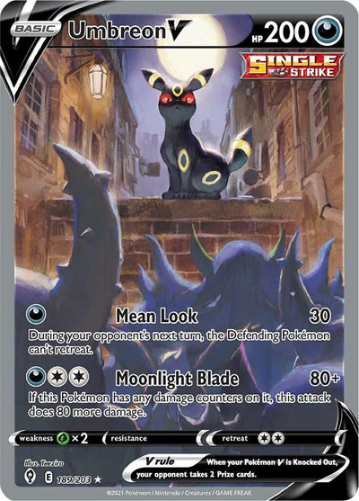 Umbreon V (Alternate Full Art) - 189/203 - (SWSH07: Evolving Skies)