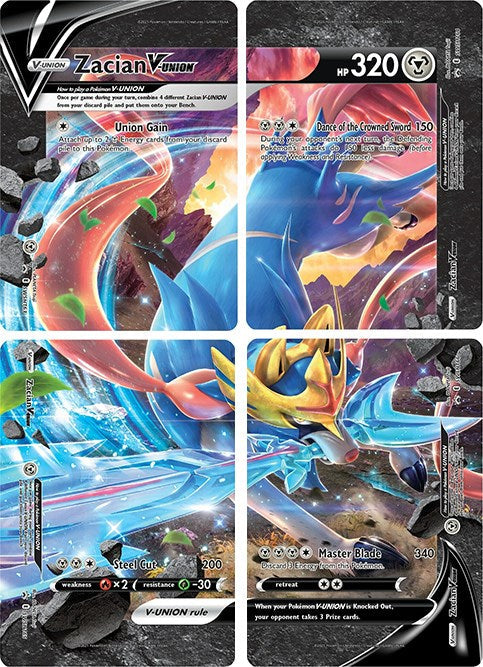 Zacian V-UNION [Set of 4] - 4 - (SWSH: Sword & Shield Promo Cards)