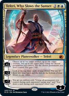 Teferi, Who Slows the Sunset - 245 - (Innistrad: Midnight Hunt)