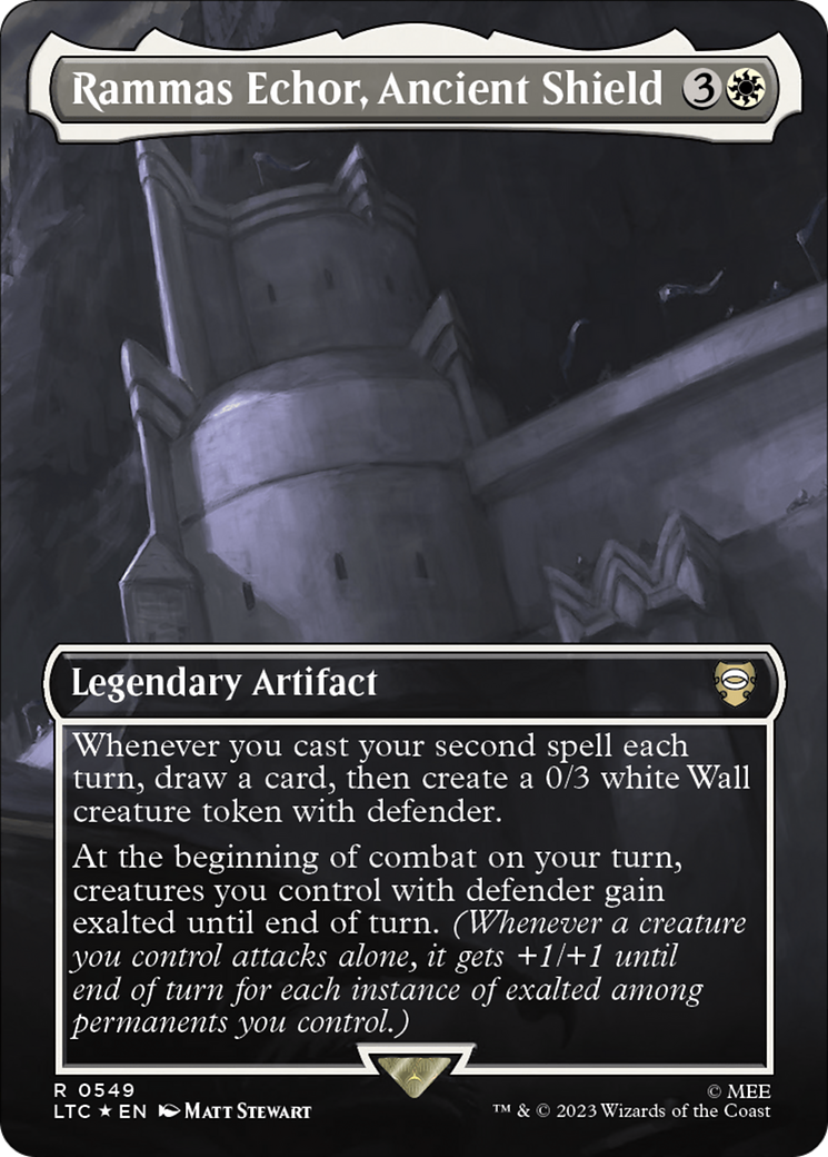 Rammas Echor, Ancient Shield (LTC-549) - Tales of Middle-earth Commander (Borderless) Foil