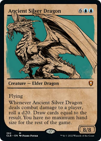 Ancient Silver Dragon (CLB-382) - Commander Legends: Battle for Baldur's Gate: (Showcase)