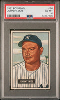 1951 BOWMAN #50 JOHNNY MIZE PSA 6