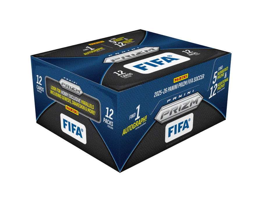 Panini: 2025-26 Panini Prizm FIFA Soccer Hobby Box